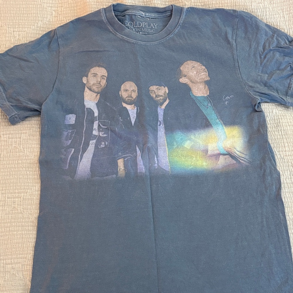 Coldplay Music of the spheres tour shirt 2025